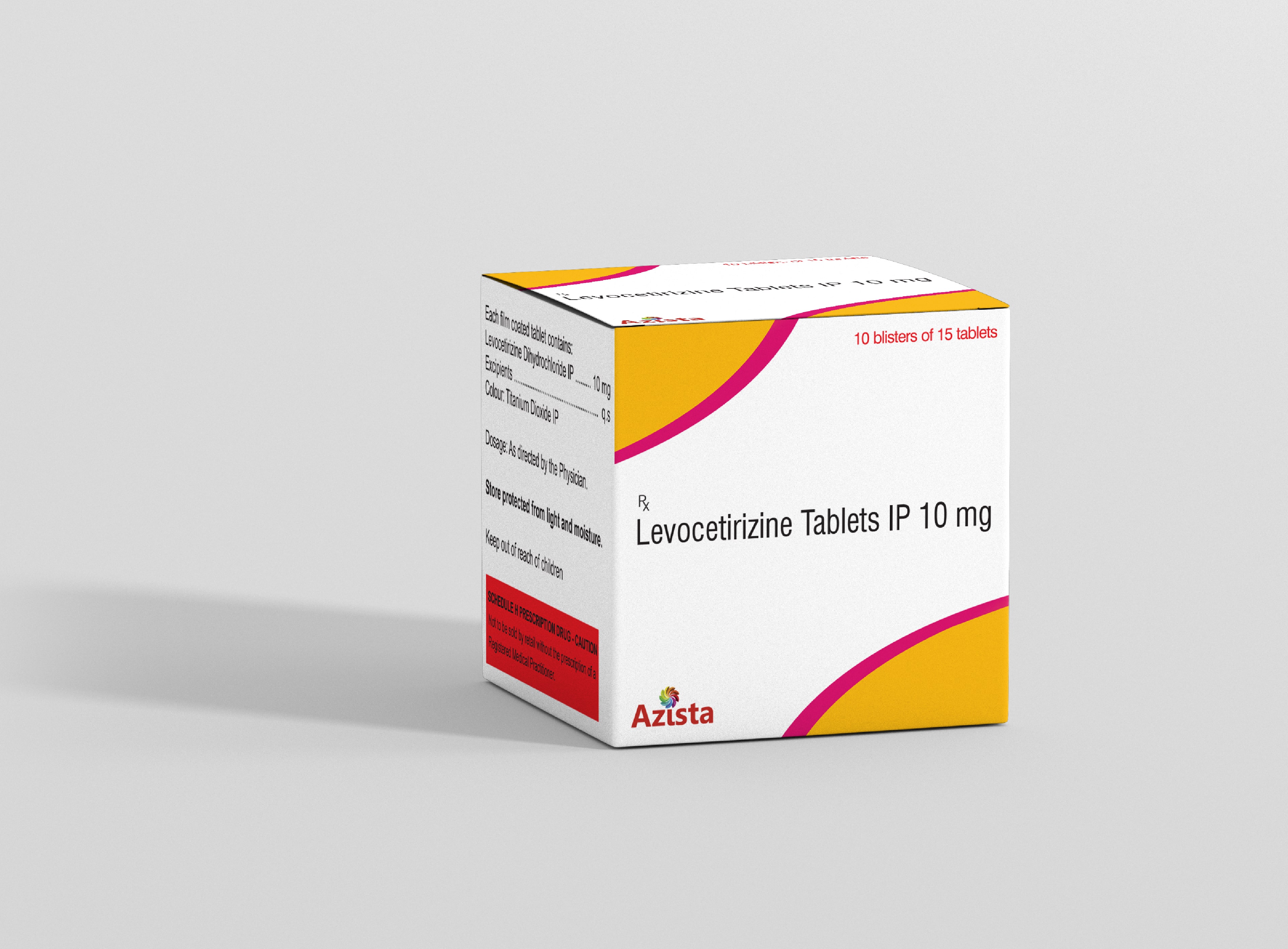 Levocetirizine Di Hydrochloride Tablets IP 10mg
